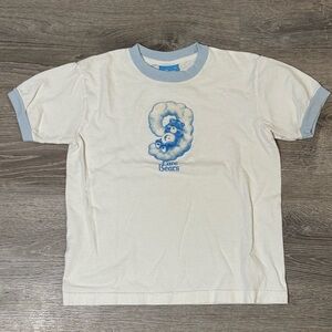 Vintage Care Bears Ringer Tee medium cloud nine